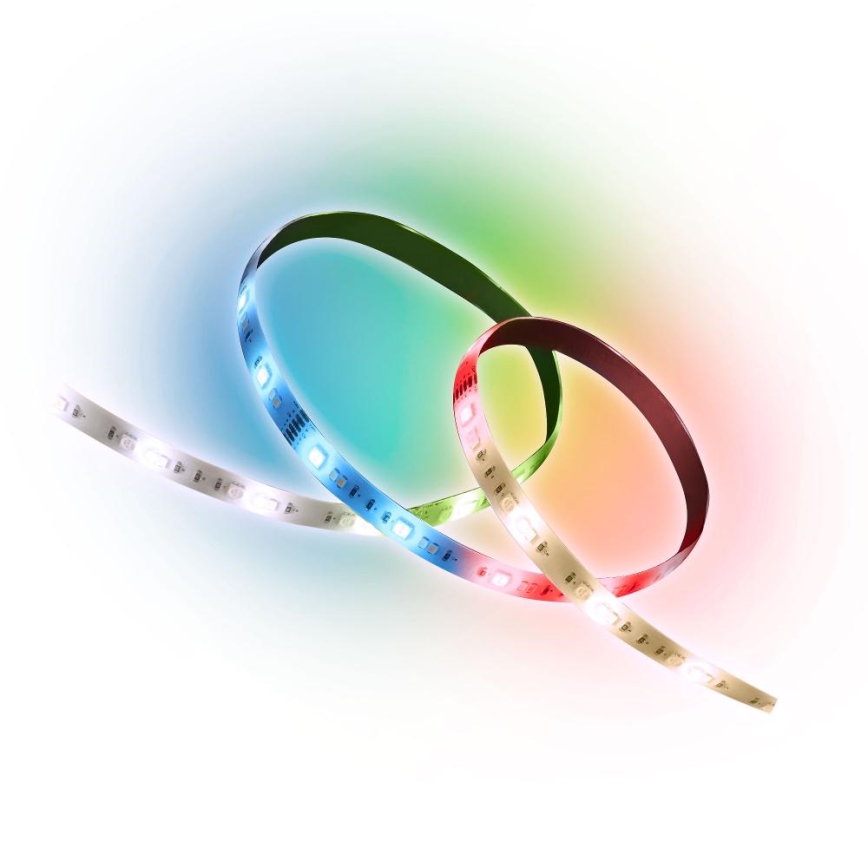 Светодиодная умная RGBW-лента с регулированием яркости 5 м LED/230V 2700-6500K Wi-Fi Tuya + дистанционное управление