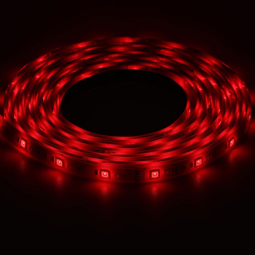 Светодиодная умная RGBW-лента с регулированием яркости 5 м LED/230V 2700-6500K Wi-Fi Tuya + дистанционное управление