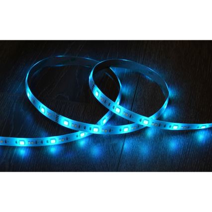 Светодиодная умная RGBW-лента с регулированием яркости 5 м LED/230V 2700-6500K Wi-Fi Tuya + дистанционное управление