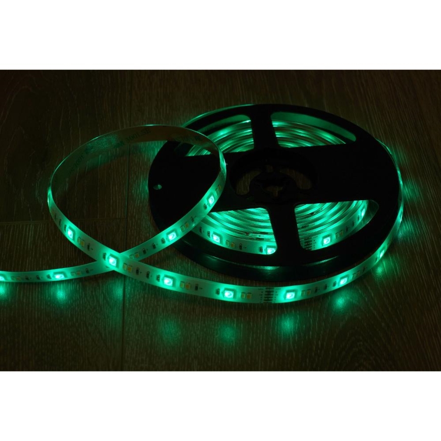 Светодиодная умная RGBW-лента с регулированием яркости 5 м LED/230V 2700-6500K Wi-Fi Tuya + дистанционное управление