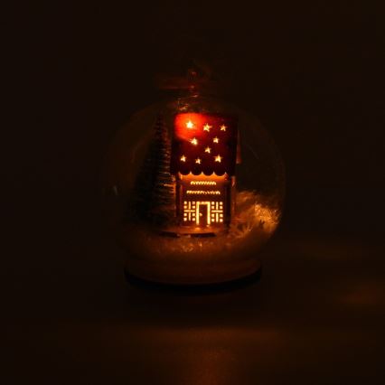 Светодиодное новогоднее украшение LED/3xLR44, тёплый белый свет