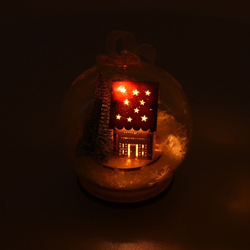 Светодиодное рождественское украшение 1xLED/3xLR44 теплый белый