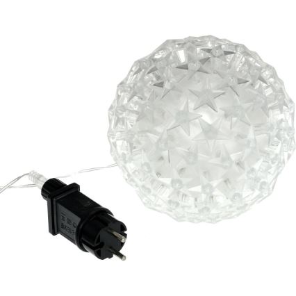 Светодиодное рождественское украшение LED/230V/теплый белый сфера