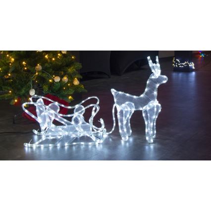 Светодиодное уличное рождественское украшение LED/12W/230V IP44 олень