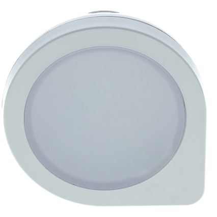 Светодиодный навигационный светильник в розетку с датчиком LED/0,4W/230V 3000K белый