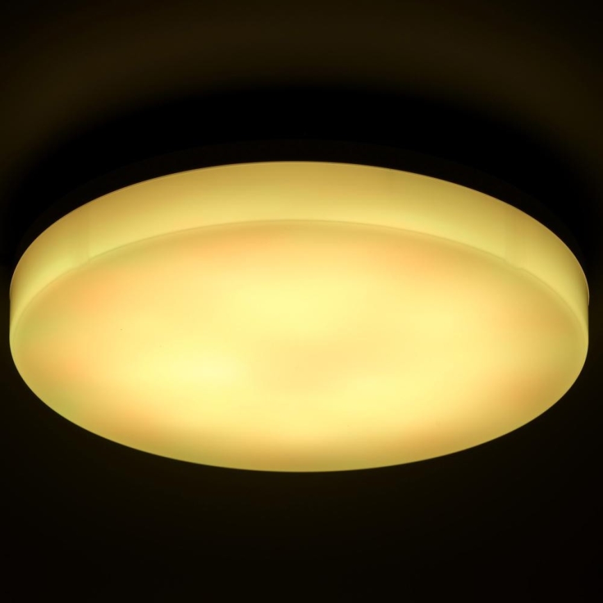 Светодиодный потолочный RGBW-светильник для ванной комнаты с регулированием яркости LED/20W/230V Wi-Fi IP44 белый