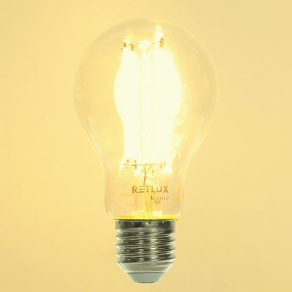 Світлодіодна лампочка з регулюванням яскравості FILAMENT A60 E27/7W/230V 2700-6500K Wi-Fi Tuya