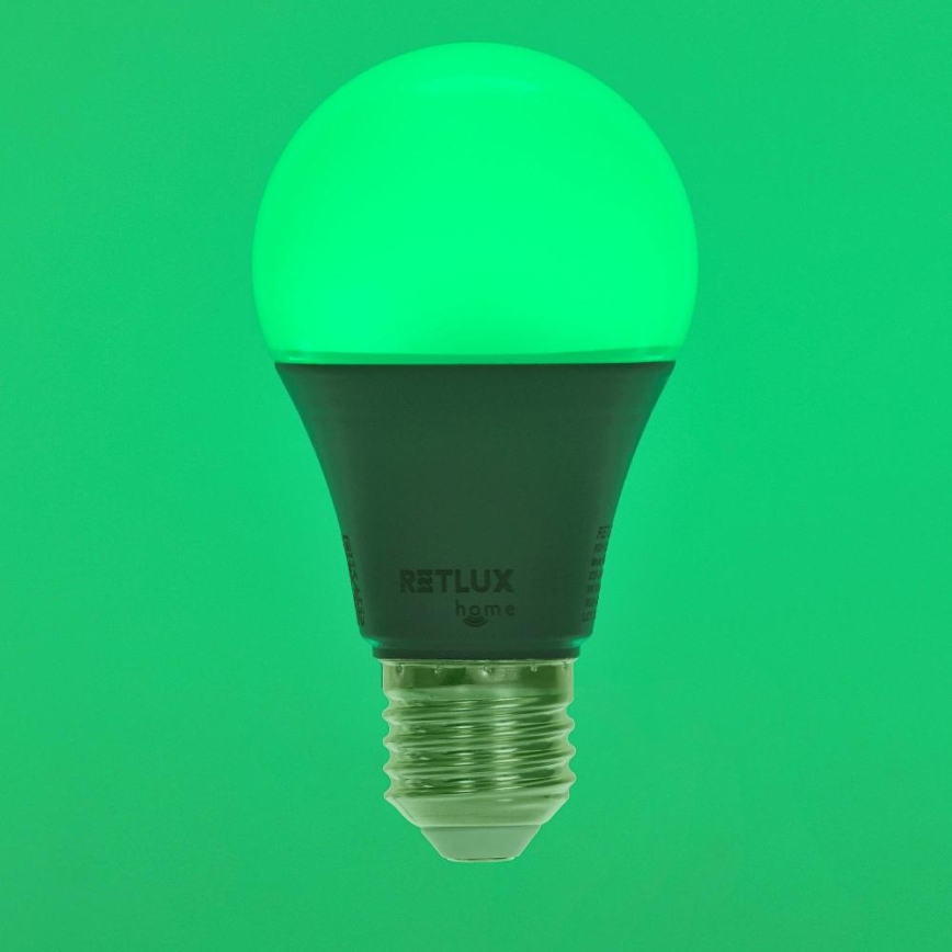 Світлодіодна RGBW лампочка з регулюванням яскравості A60 E27/9W/230V 2700-6500K Wi-Fi Tuya