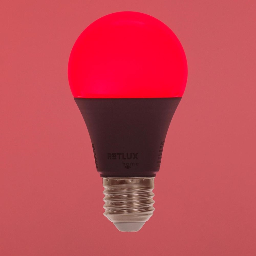 Світлодіодна RGBW лампочка з регулюванням яскравості A60 E27/9W/230V 2700-6500K Wi-Fi Tuya