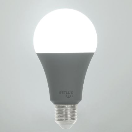 Світлодіодна RGBW лампочка з регулюванням яскравості A70 E27/14W/230V 2700-6500K Wi-Fi Tuya