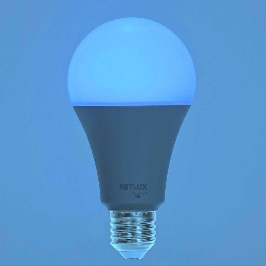 Світлодіодна RGBW лампочка з регулюванням яскравості A70 E27/14W/230V 2700-6500K Wi-Fi Tuya