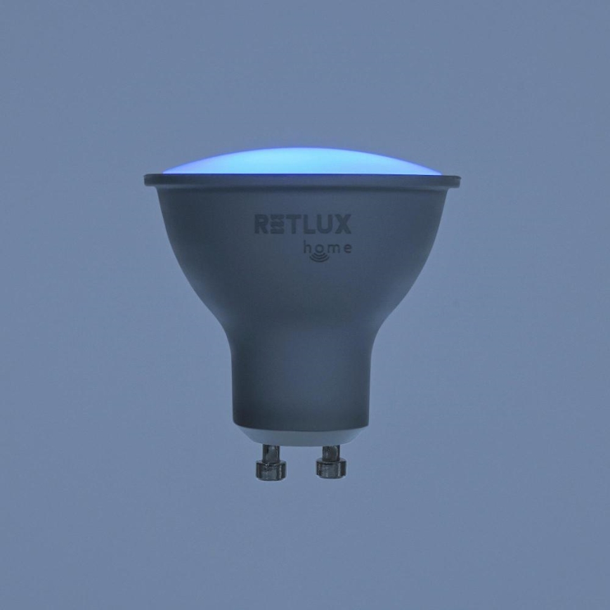 Світлодіодна RGBW лампочка з регулюванням яскравості MR16 GU10/4,5W/230V 2700-6500K Wi-Fi Tuya