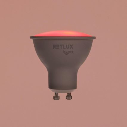 Світлодіодна RGBW лампочка з регулюванням яскравості MR16 GU10/4,5W/230V 2700-6500K Wi-Fi Tuya