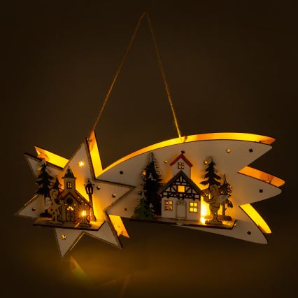 Світлодіодна різдвяна прикраса LED/2xAA комета