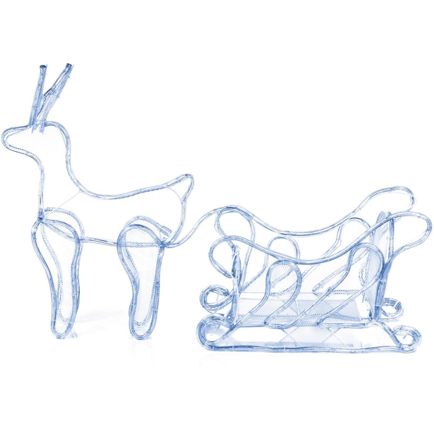 Світлодіодні вуличні різдвяні декорації LED/12W/230V IP44 північний олень