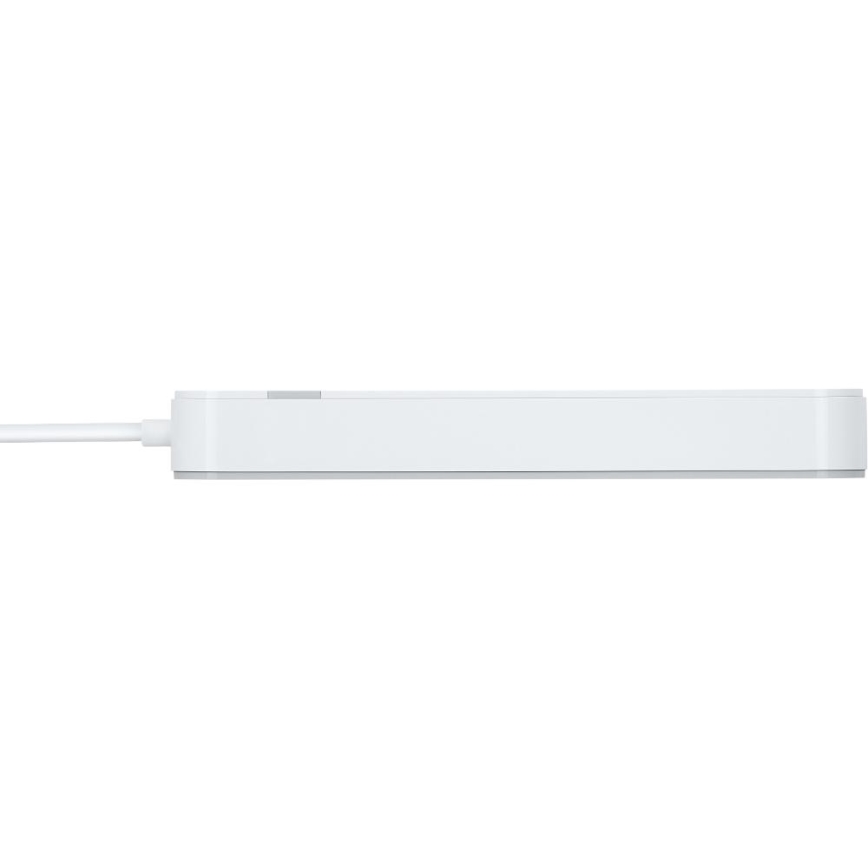 Умный удлинительный кабель с выключателем 4Z Тип E + 2x USB-A + 1x USB-C 1,5 м Wi-Fi Tuya белый