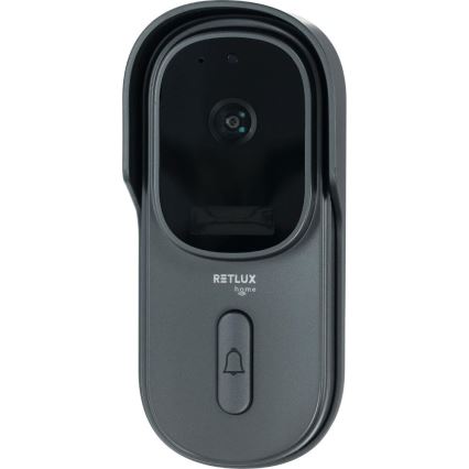 Відеодзвінок з датчиком руху 5 Мп 1440p 5200 мАг Wi-Fi IP65 антрацит