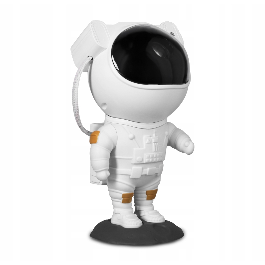 RGB LED-проектор LED/5W/5V в форме астронавта + пульт дистанционного управления