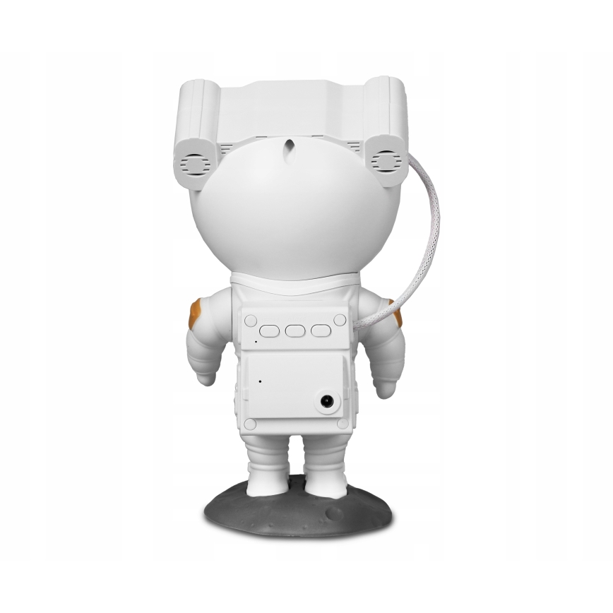 RGB LED-проектор LED/5W/5V в форме астронавта + пульт дистанционного управления