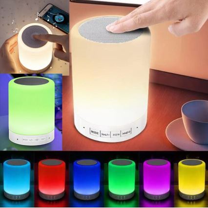 RGB-светодиодная настольная лампа с динамиком LED/5V
