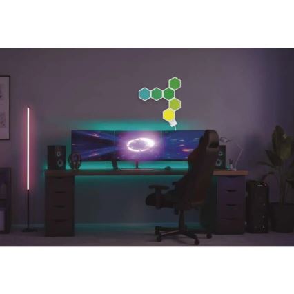 RGBIC Настільна лампа з регулюванням яскравості GoSmart LED/5,5W/230V Wi-Fi Tuya