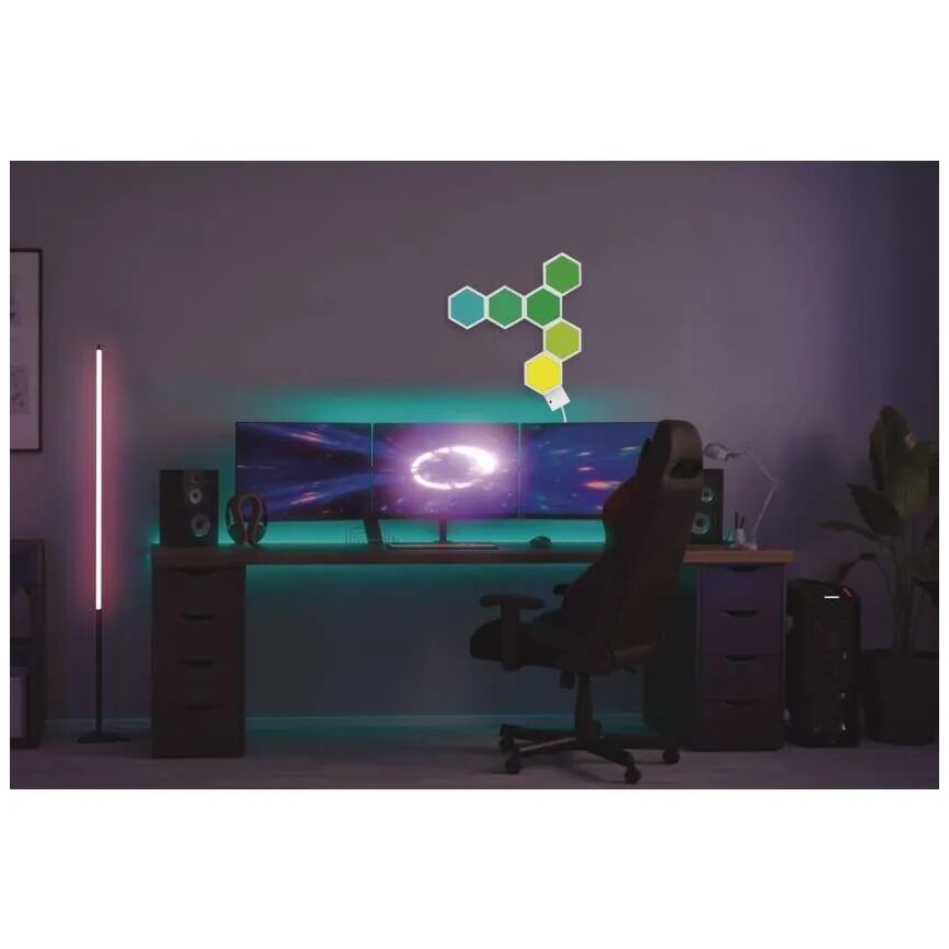 RGBIC Настільна лампа з регулюванням яскравості GoSmart LED/5,5W/230V Wi-Fi Tuya