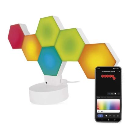 RGBIC Настільна лампа з регулюванням яскравості GoSmart LED/5,5W/230V Wi-Fi Tuya