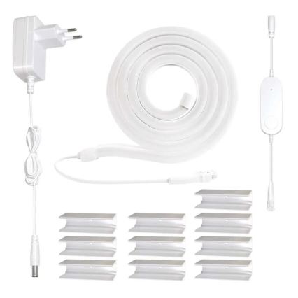 RGBIC Світлодіодна стрічка з регулюванням яскравості GoSmart LED/24W/230V 3 m Wi-Fi Tuya