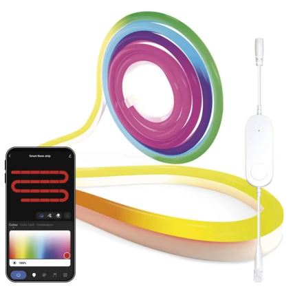 RGBIC Світлодіодна стрічка з регулюванням яскравості GoSmart LED/33W/230V 5 m Wi-Fi Tuya