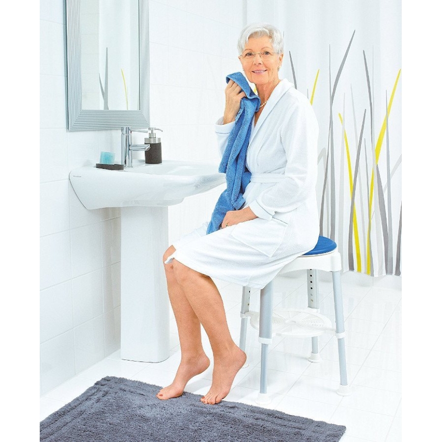 Ridder - Поворотний стілець 58x35,5 см синій/білий