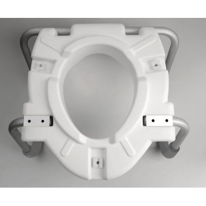 Ridder - Приподнятое сиденье для унитаза с поручнями, белое