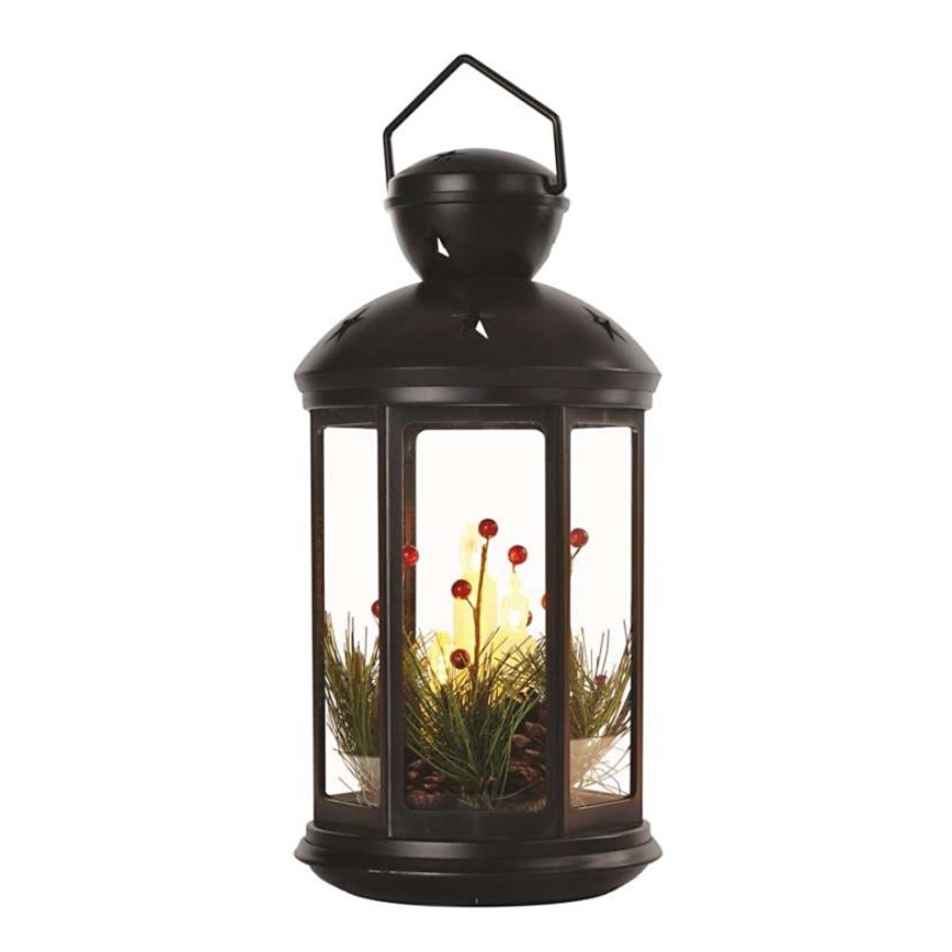 Різдвяна LED декорація 1xLED/3xAAA чорний