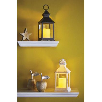 Різдвяна LED декорація 1xLED/3xAAA чорний