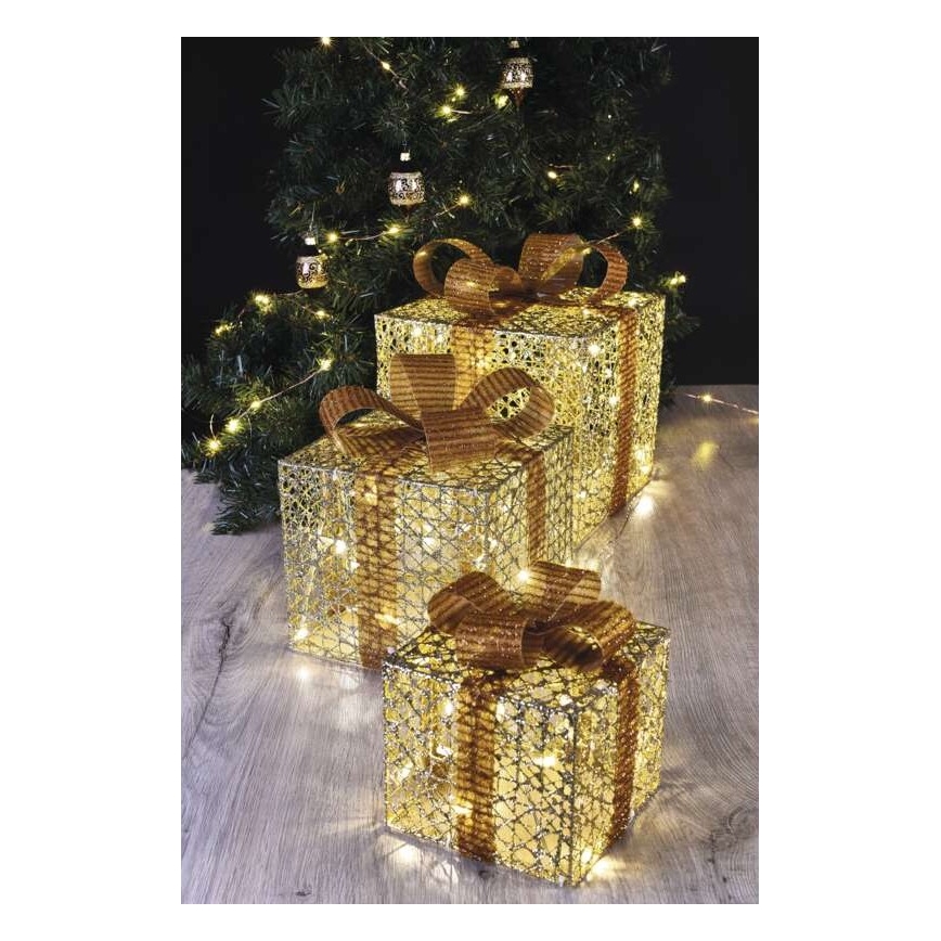 Різдвяна LED декорація 72xLED/1,35W/230V золотий