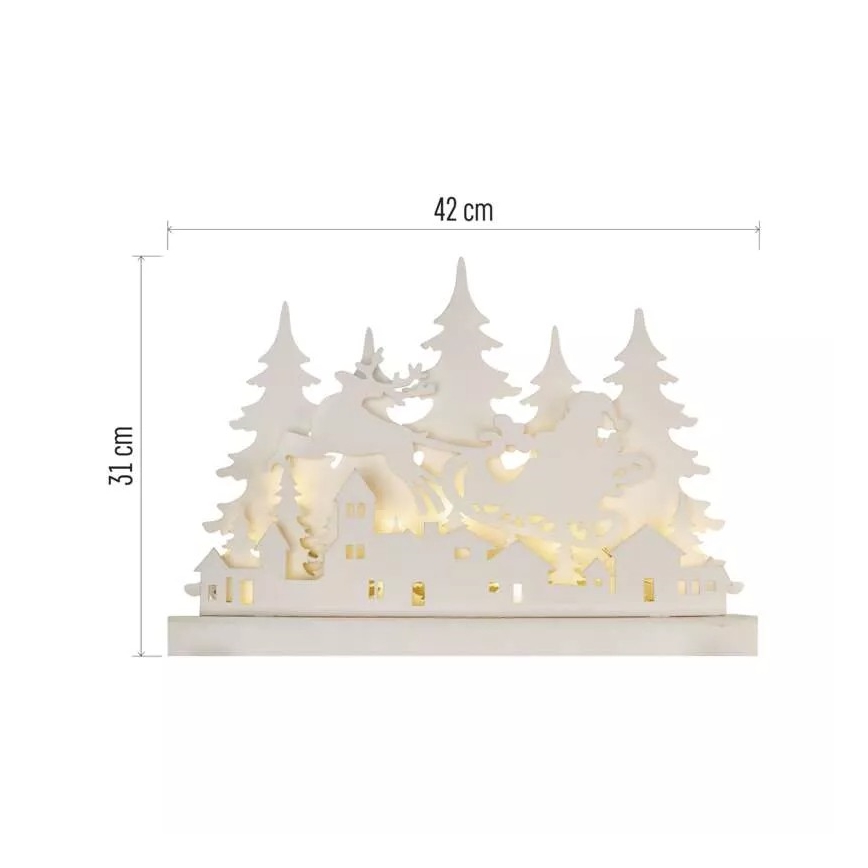 Різдвяна LED декорація LED/2xAA невеличке село
