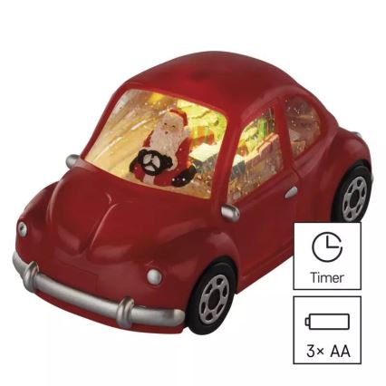 Різдвяна LED декорація LED/3xAA автомобіль