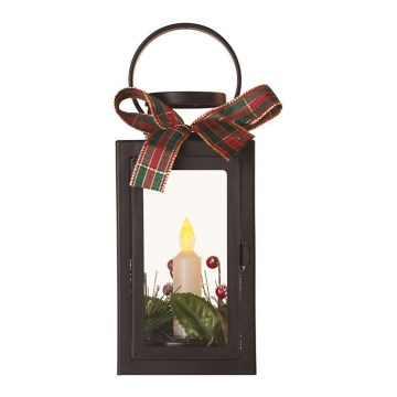 Різдвяна LED-декорація LED/3xAAA чорна