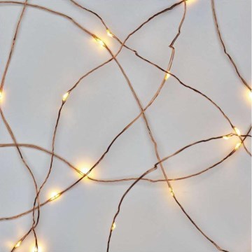 Різдвяна LED гірлянда 20xLED/2,4м тепле біле світло