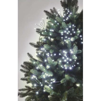 Різдвяна LED гірлянда 450xLED/11м холодне біле світло