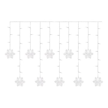 Різдвяна LED-завіса 60 LED/1,35 Вт 635x50 см холодний білий