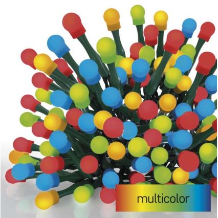 Різдвяна вулична світлодіодна гірлянда 480xLED/53м IP44 кольорова