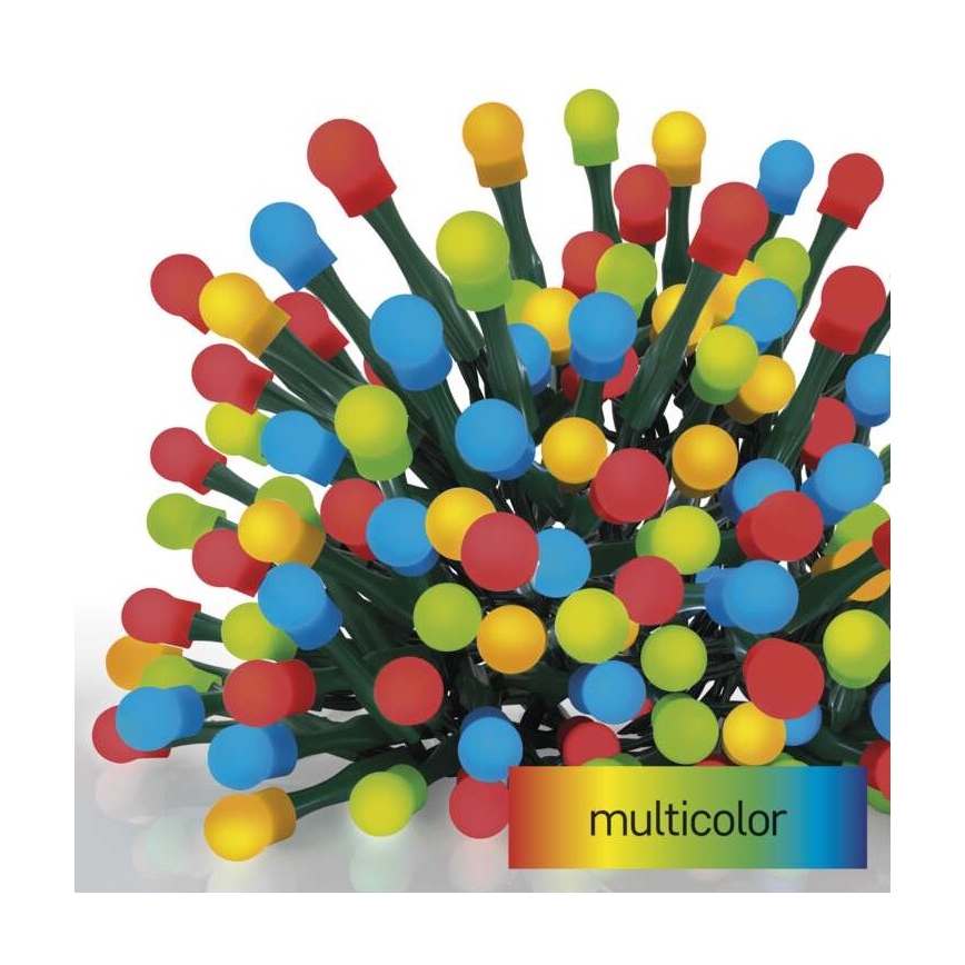 Різдвяна вулична світлодіодна гірлянда 480xLED/53м IP44 кольорова