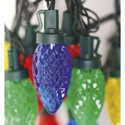 Різдвяна вулична світлодіодна гірлянда 50xLED/8 режимів 14,8м IP44 кольорова