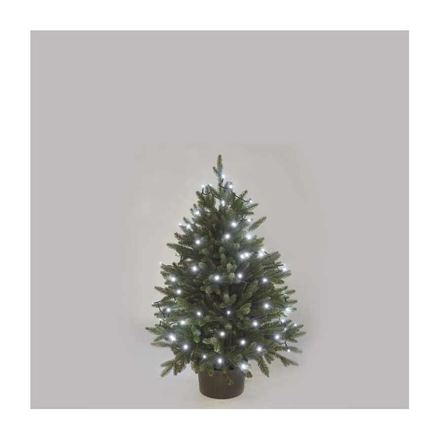 Різдвяна вулична світлодіодна гірлянда 80xLED/13м IP44 холодний білий