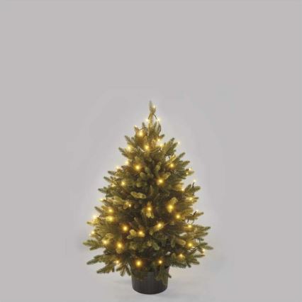 Різдвяна вулична світлодіодна гірлянда 80xLED/13м IP44 вінтажна