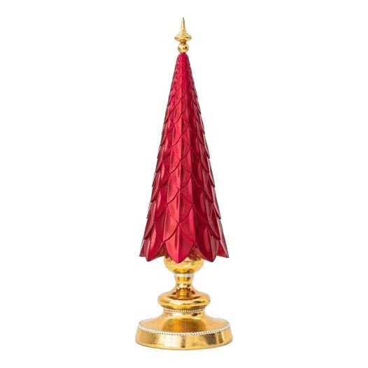 Різдвяні прикраси 45,5 см дерево червоний