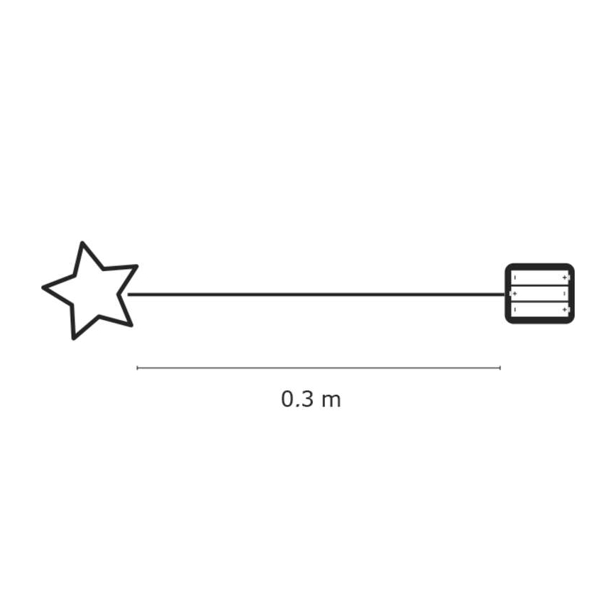 Різдвяні прикраси внутрішня IP20 STAR 30xLED/3W/4,5V