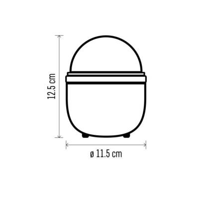 Різдвяний LED проектор LED/3xAA