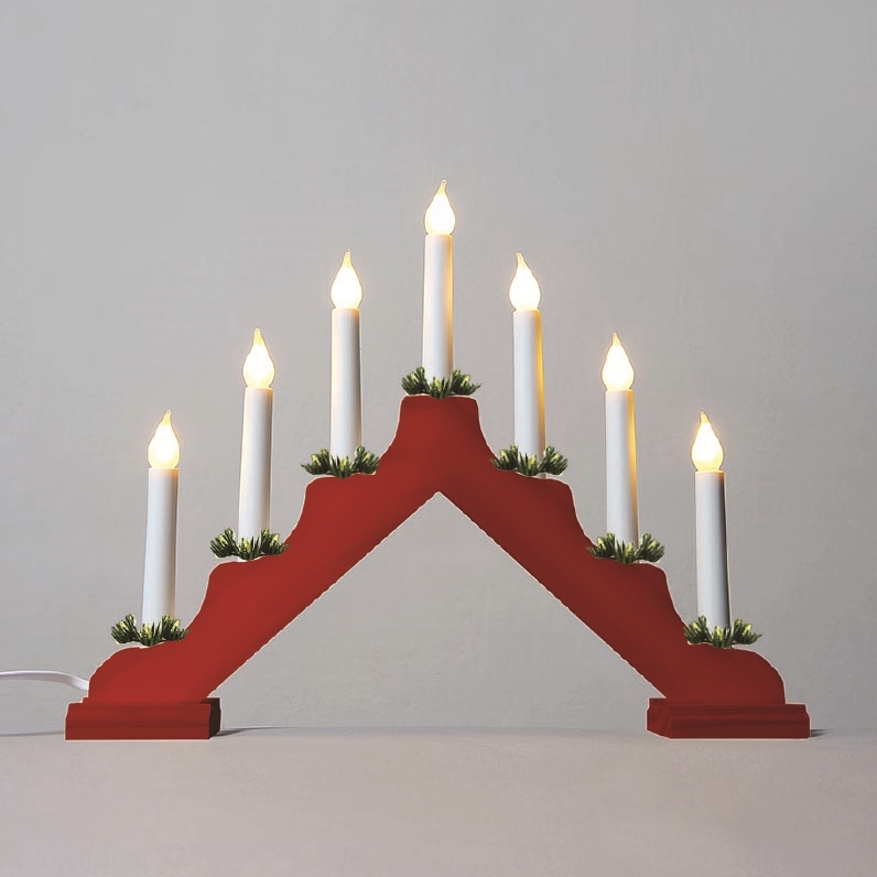 різдвяний свічник FILAMENT 7xE10/0,2W/230V