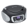 Roadstar CDR-365U/SL - Радиоприёмник с FM/PLL и USB 32W/230V/4xLR14 чёрный/серебристый